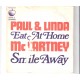 PAUL & LINDA McCARTNEY - Eat at home